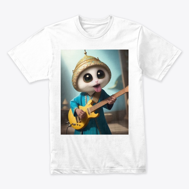 Very Cute Creature Jamming on Guitar
