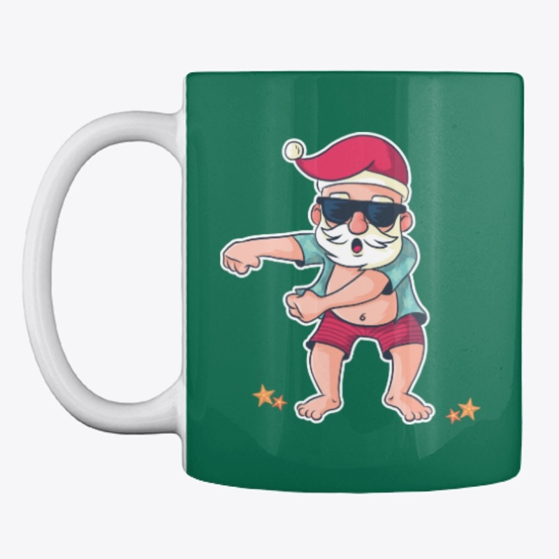 Christmas Flossing Santa
