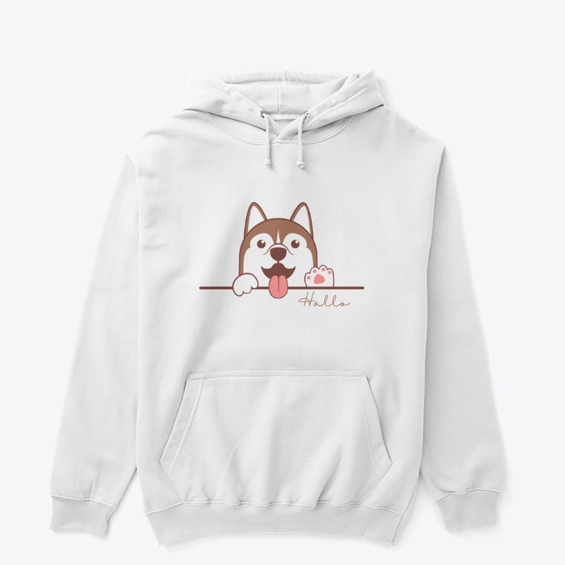 Brown Minimalist Cute Dog
