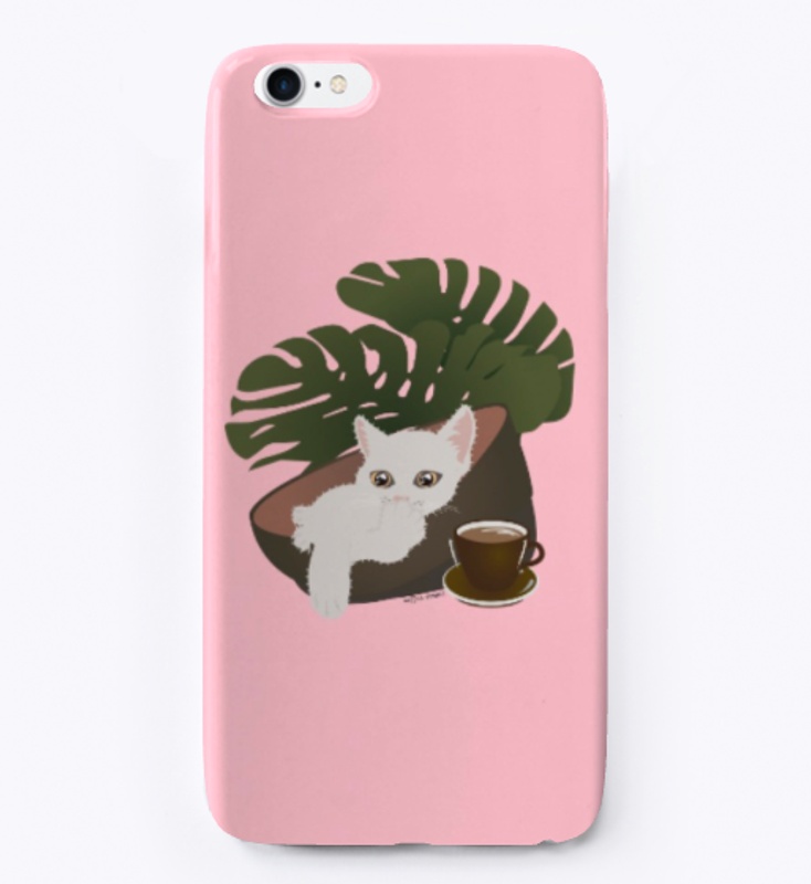 White Cat Coffee and her Montera Plant