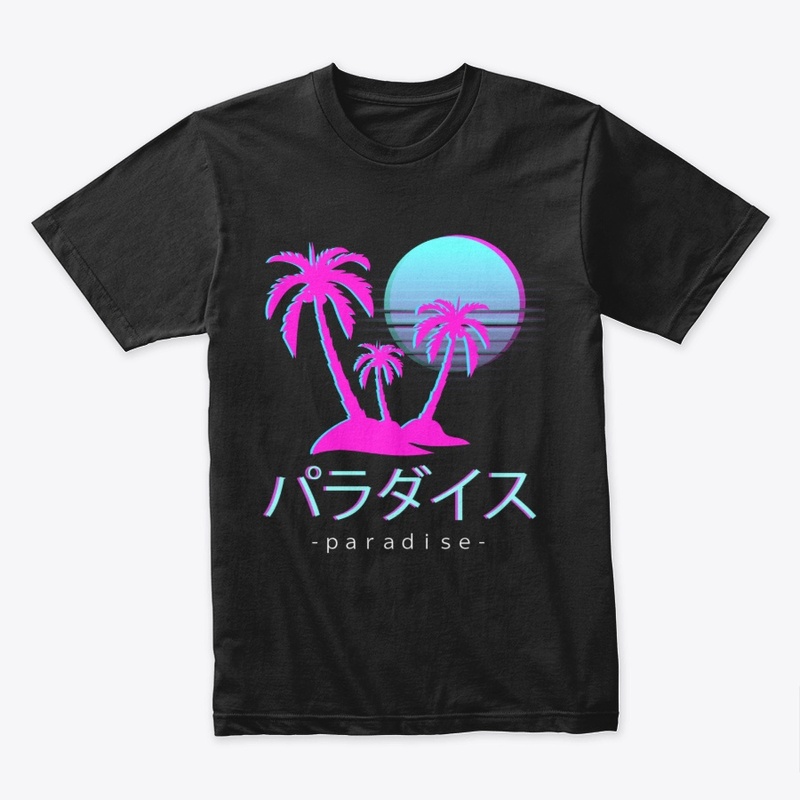 Vaporwave Aesthetic Paradise Sunset