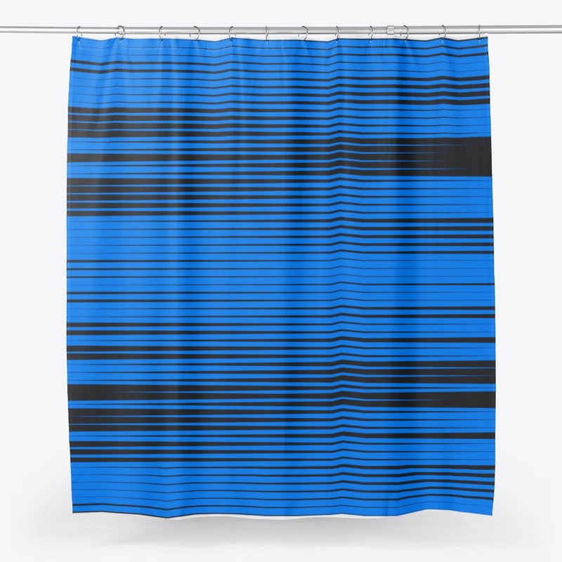 Blue and Black Stripes