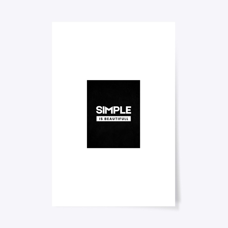simple is beautiful