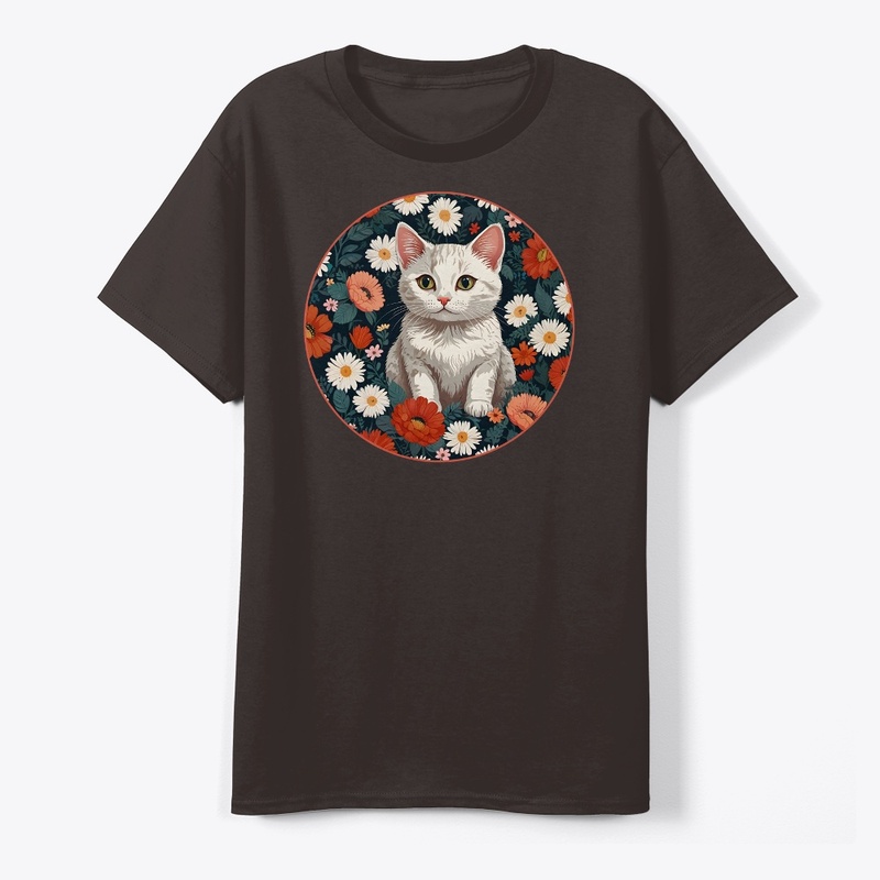 Paws and Petals: Floral Feline Fantasy