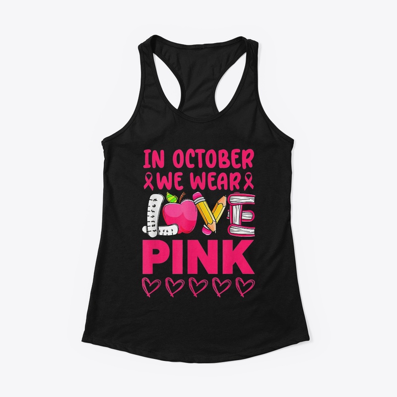 Pink Ribbon Teacher Breast Cancer