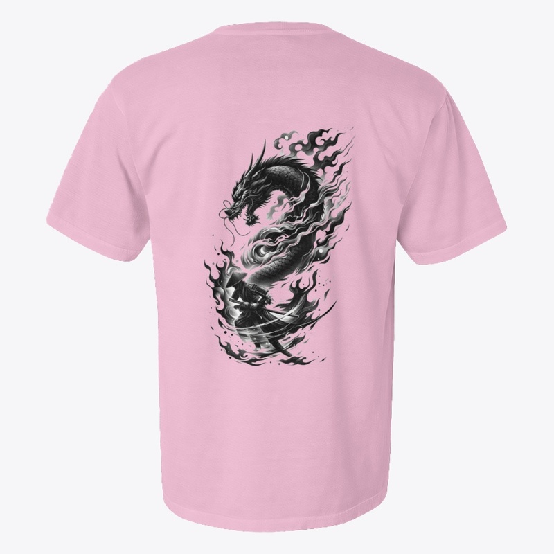 Dragon picture in t shirt 