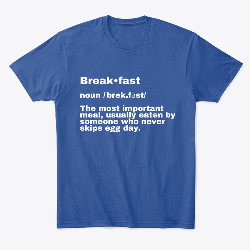 Breakfast Definition Blue