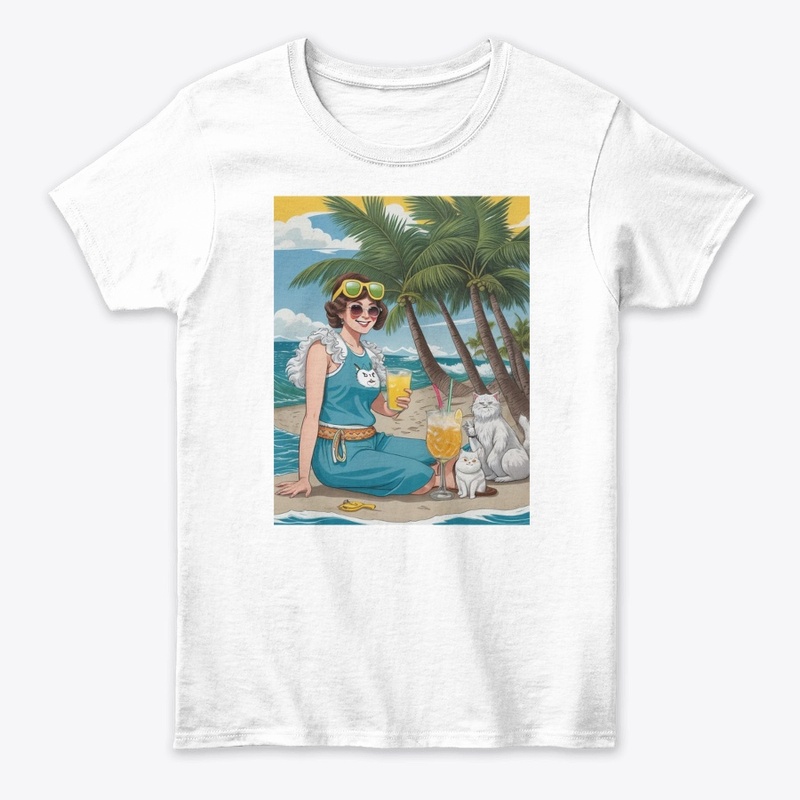 Sunny Yeti Beach Vibes T-Shirt