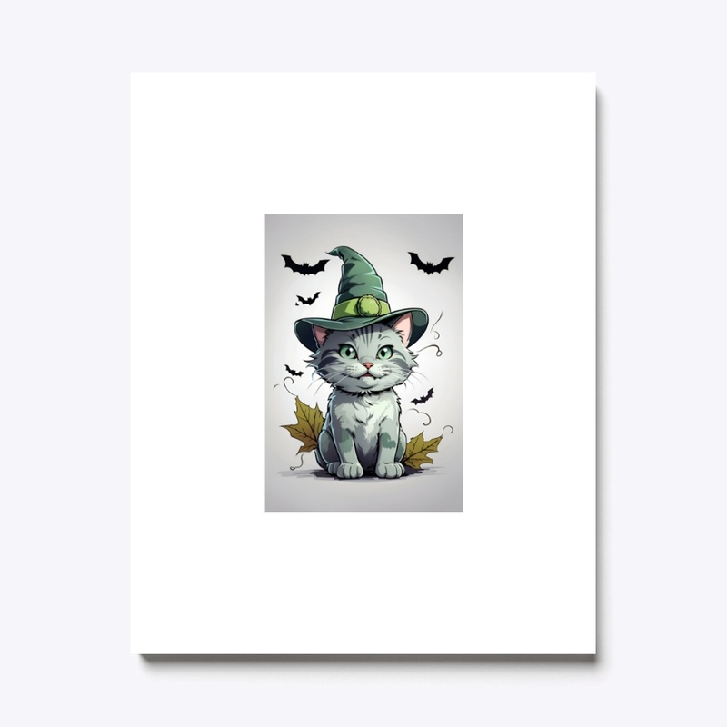cat on halloween