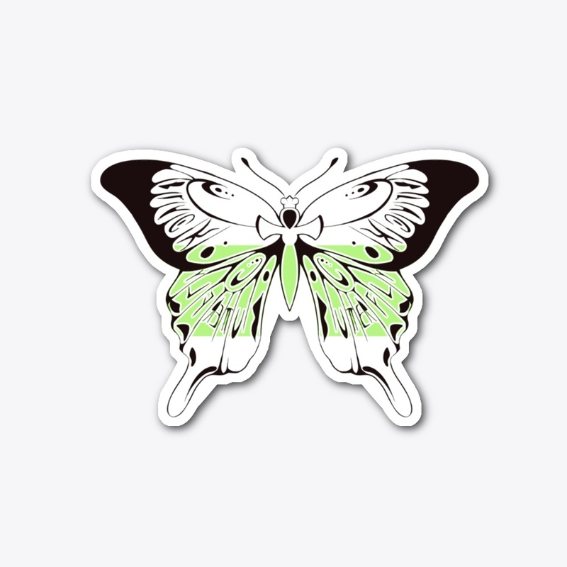 Black Butterfly Society Agender Pride