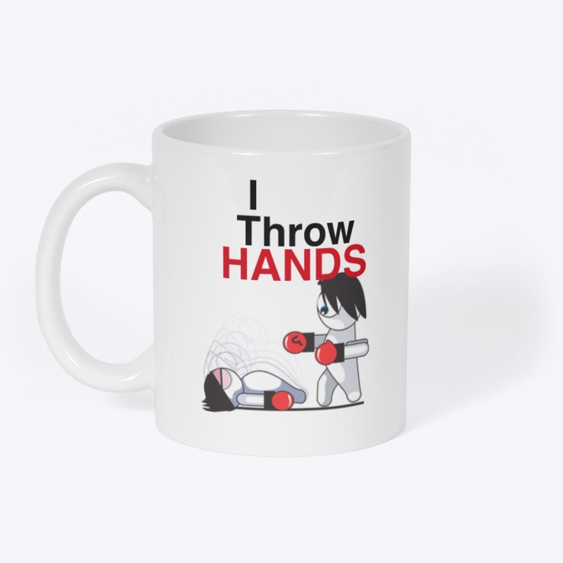 I Throw Hands Coffee Mug Boxing