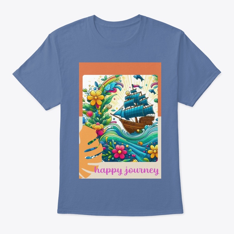 "ship dancing on the water"