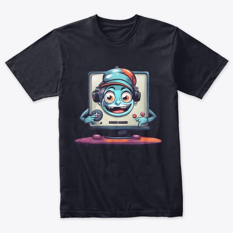 Cartoon Video Gaming T-shirt Design