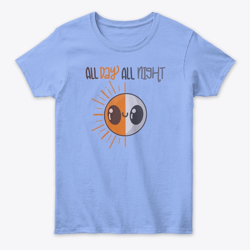 All day all night with sun and moon
