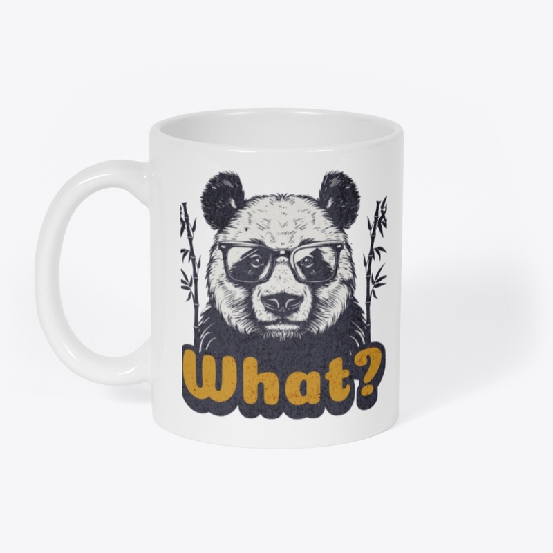 Funny Geeky Panda Tee