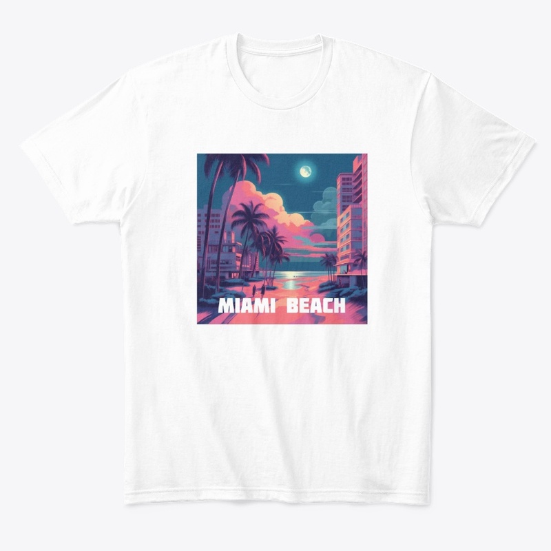 "Moonlit Magic" Miami Beach Graphic