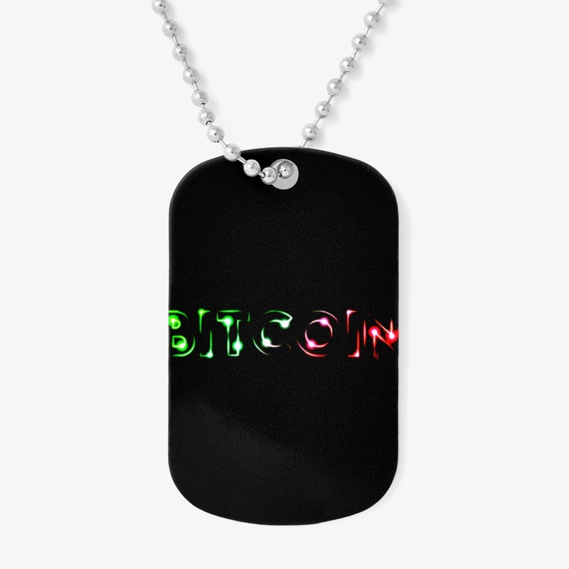 Bitcoin neon design