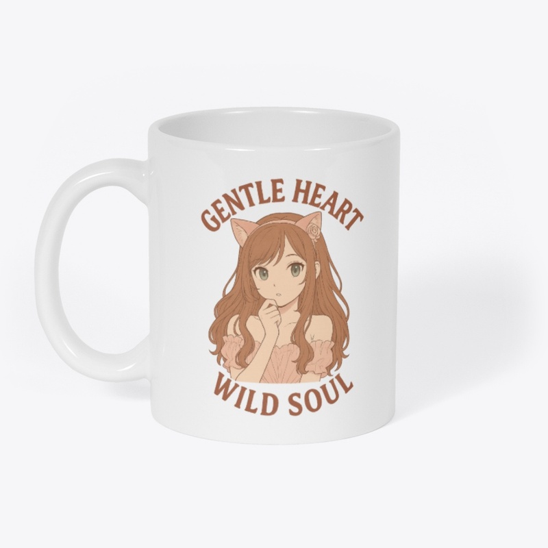 Manga Style Gentle Heart, Wild Soul