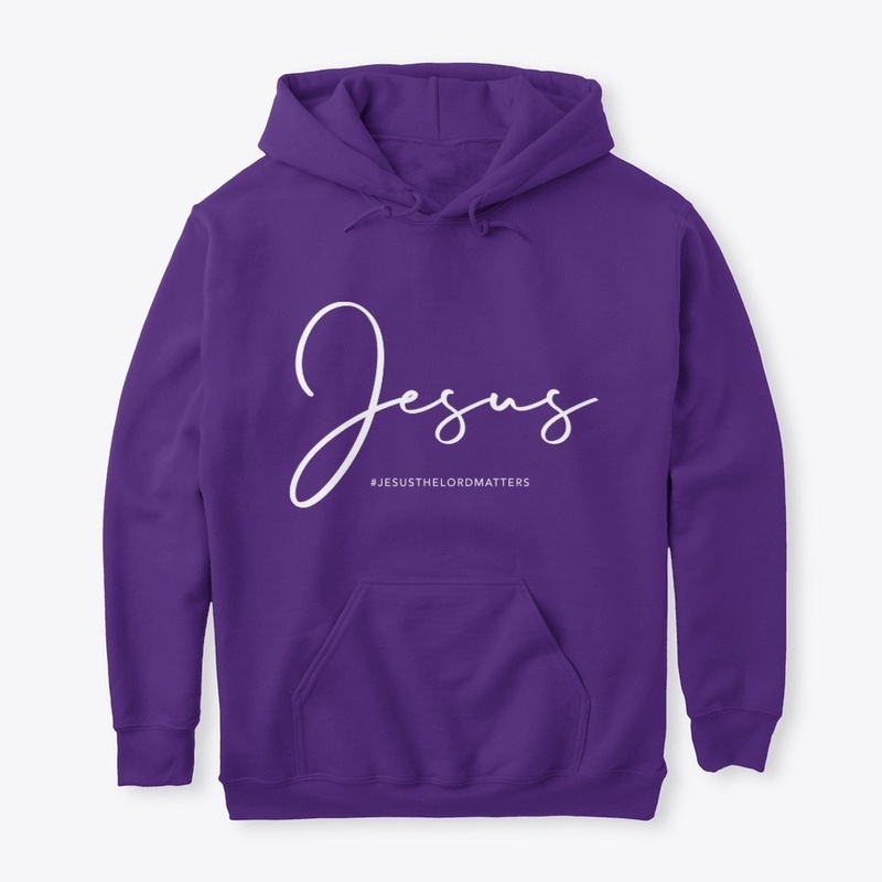 #jesusmatters Hoodie (Cursive)