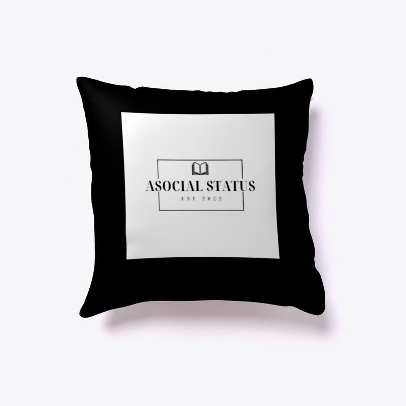 Asocial Status Indoor Pillow