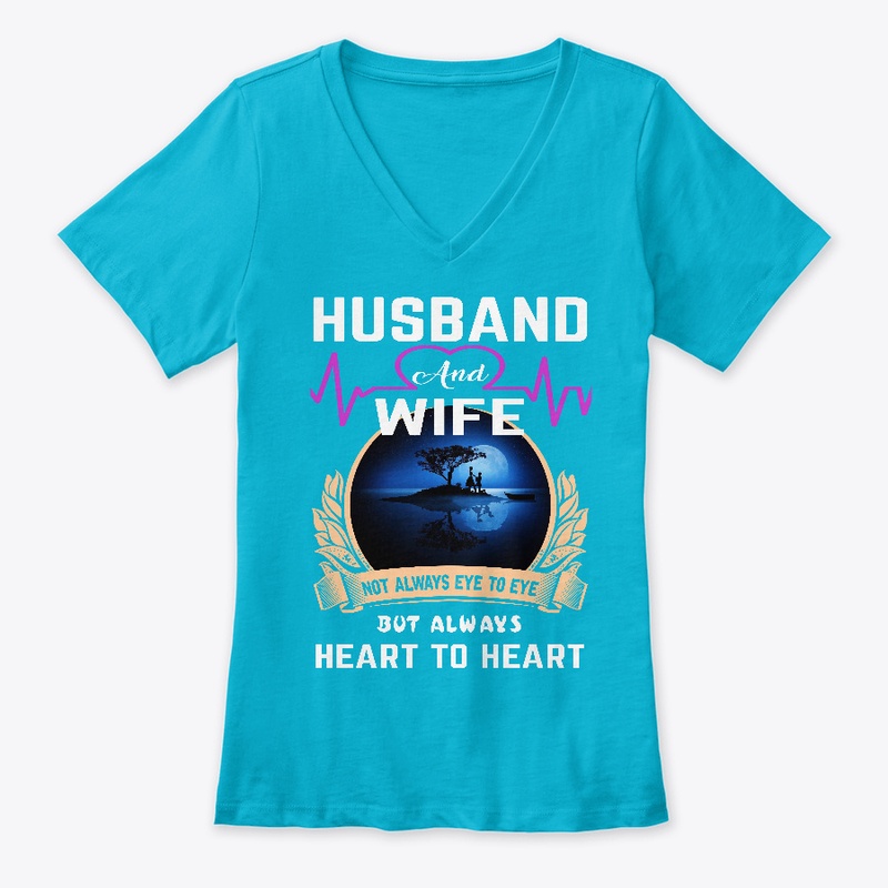 Husband and wife, heart to heart