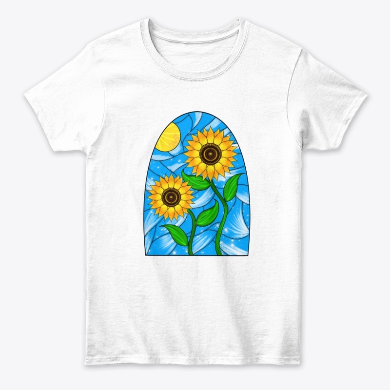 Sunflower Stained Glass