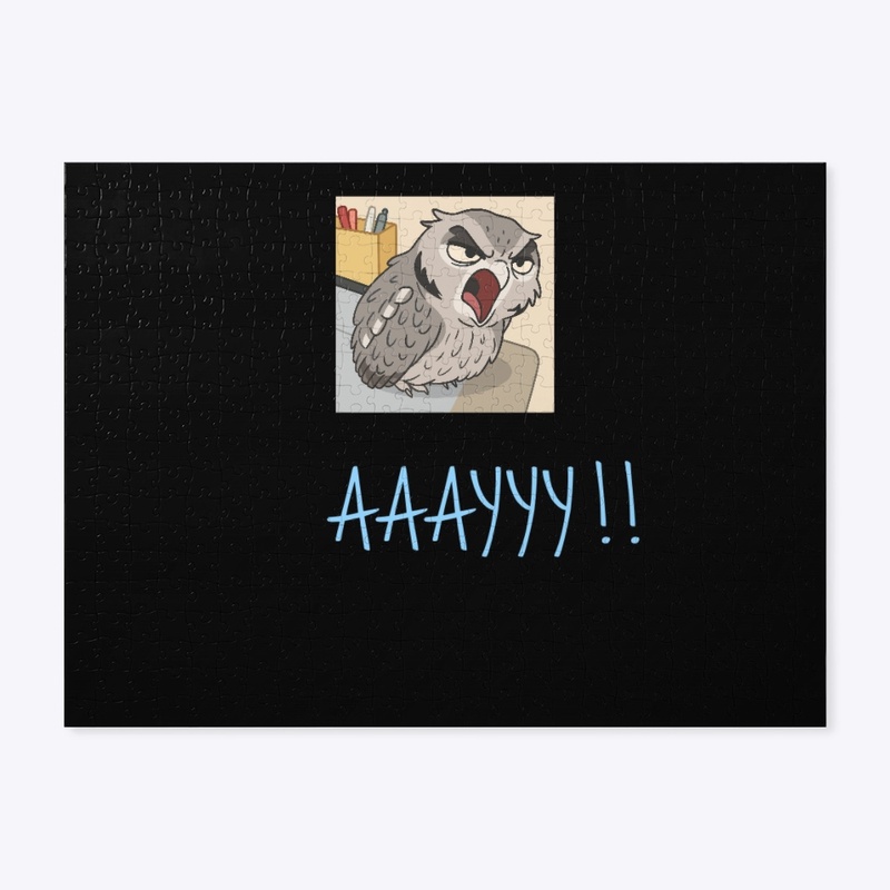 Angry Owl Yelling at the World