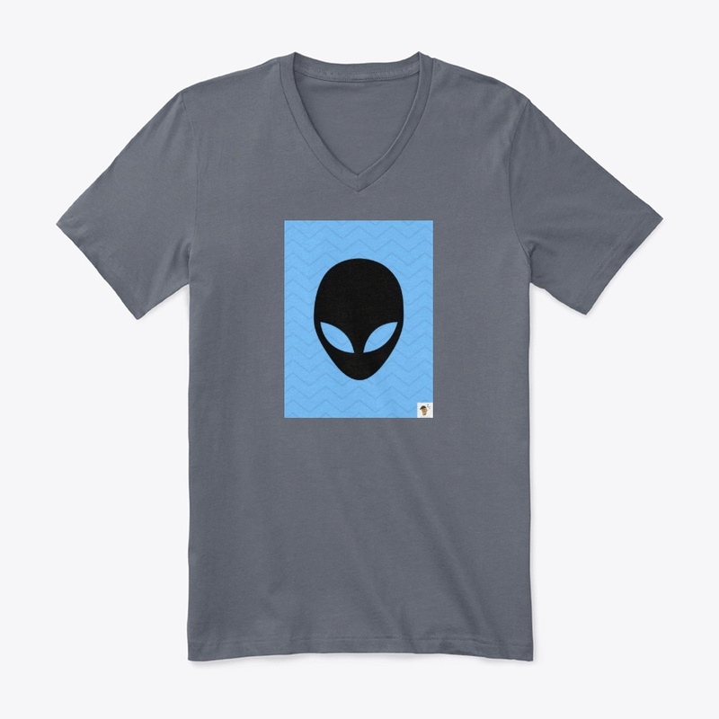 Blue Striped Alien