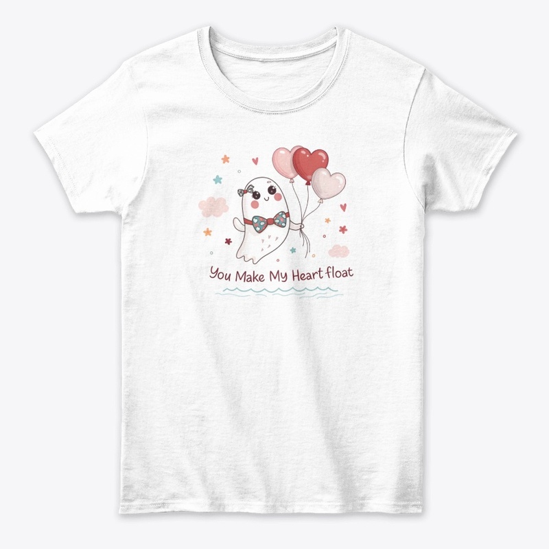 "Whimsical Cute Ghost T-Shirt 
