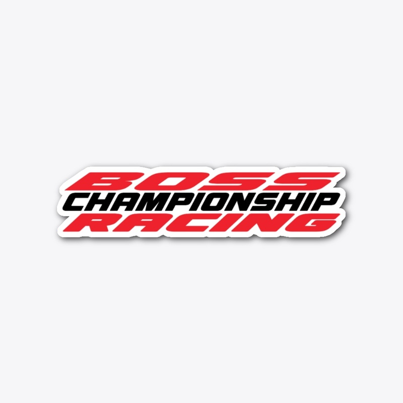 Boss Championship Racing Sticker