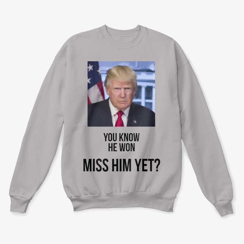 You Know He Won - black letter listing