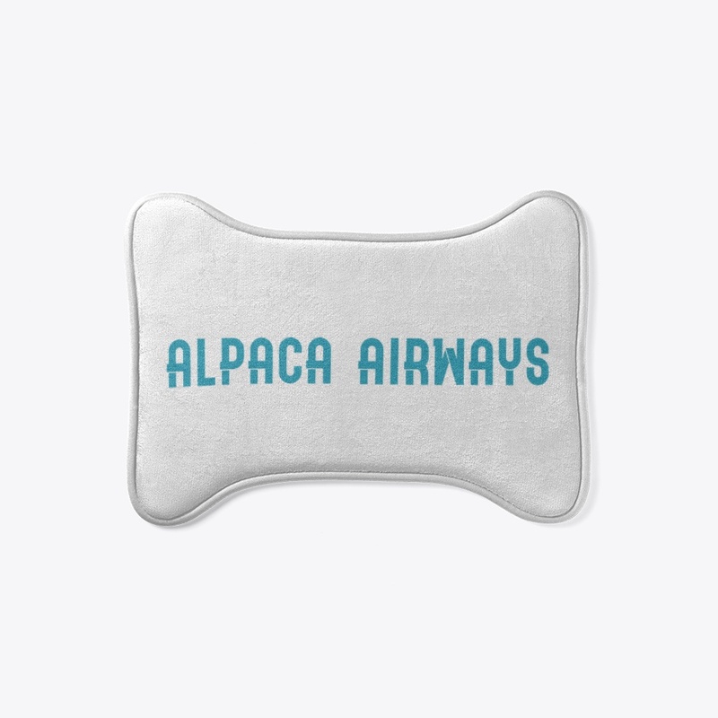 Alpaca Airways Dog Feeding Mat