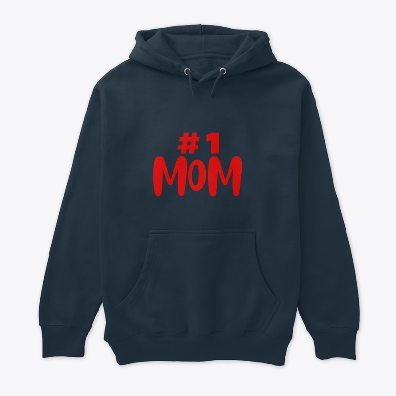 Number One Mum Red