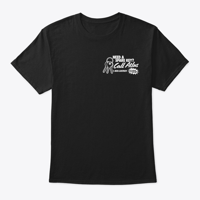 Atlus - Spare Key Black Tee