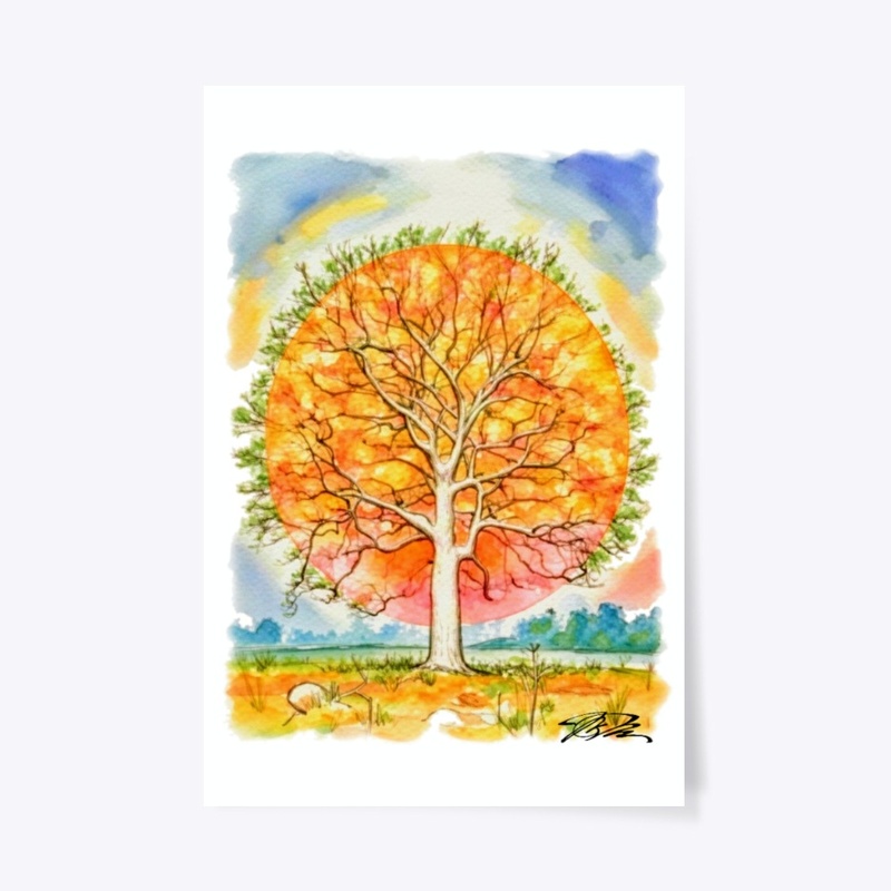Burning Tree 