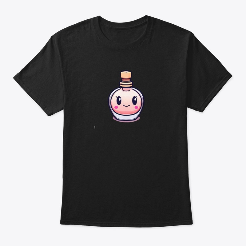 Cute pink perfume bottle