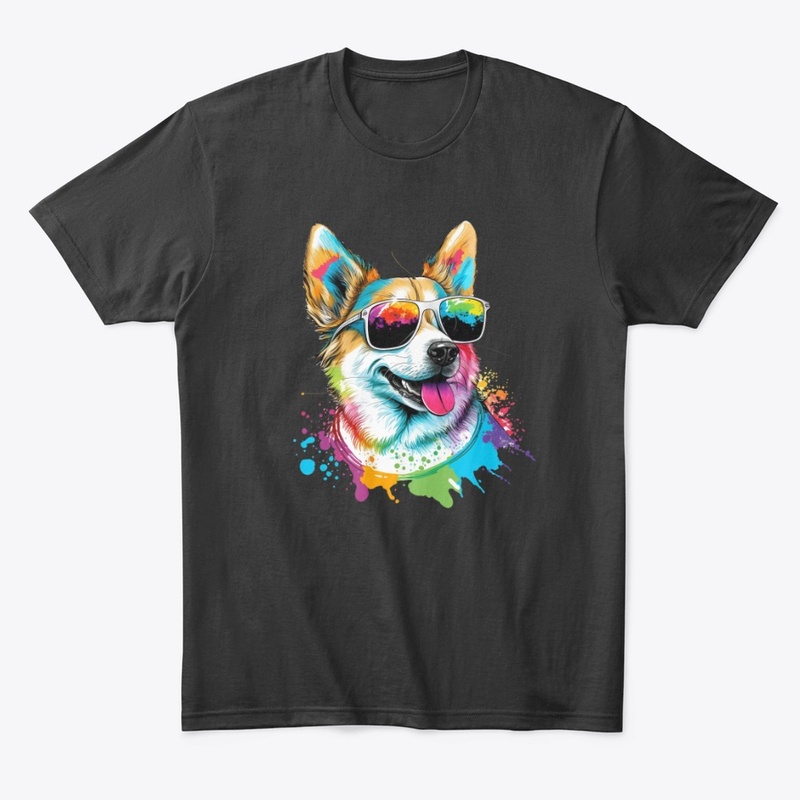 Happy Dog wearing Sunglass 2