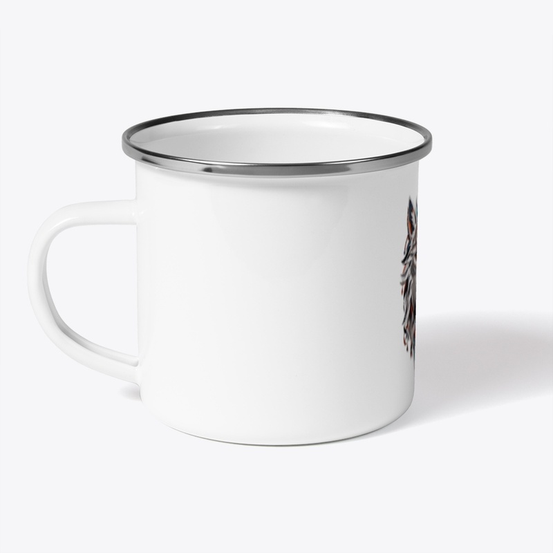 Tribal Wolf Animal Wildlife Tshirt