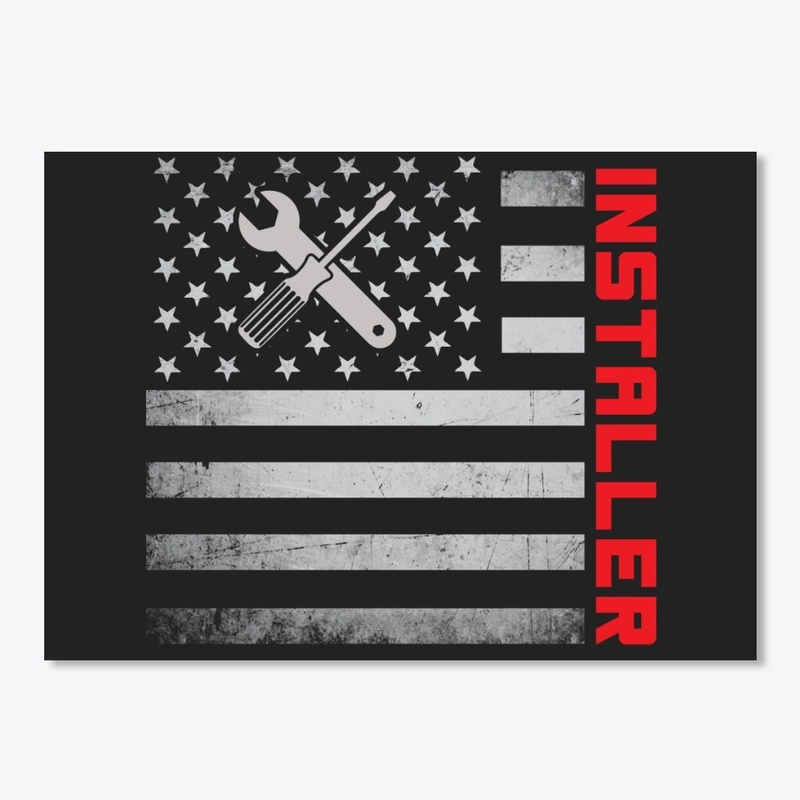 Installer US Flag Mask