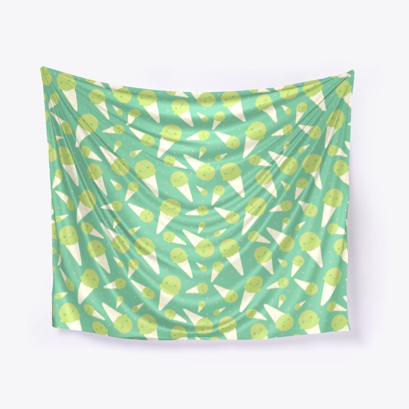 Lime Kawaii Ice Cream