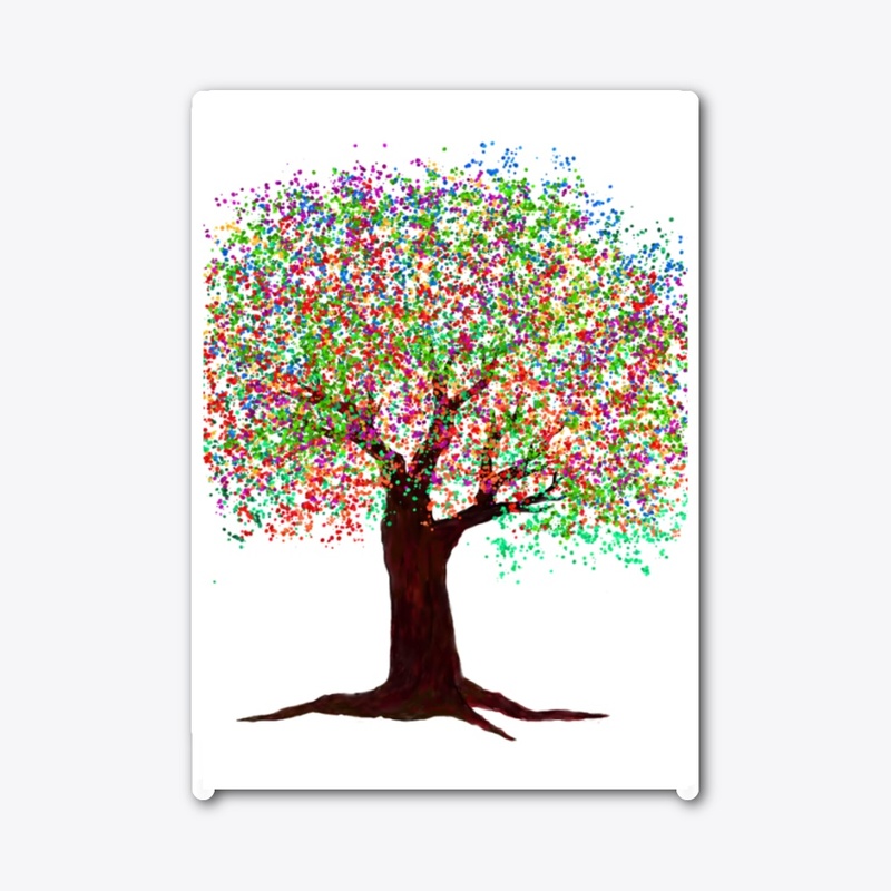 The colourful tree 