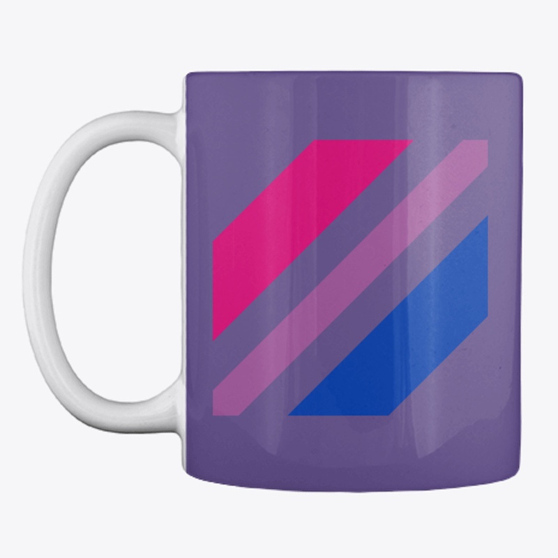 Bi Flag (Diagonal Stripes)