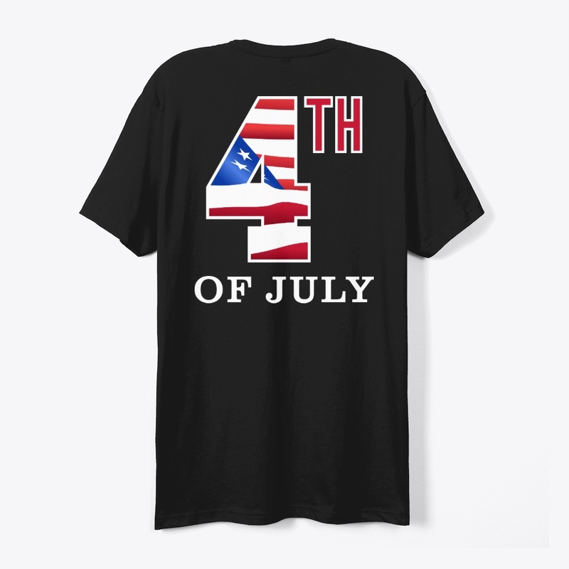 Happy Fourth of July tee design