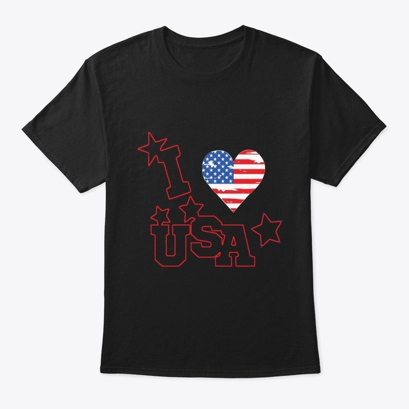 I love USA tee shirt