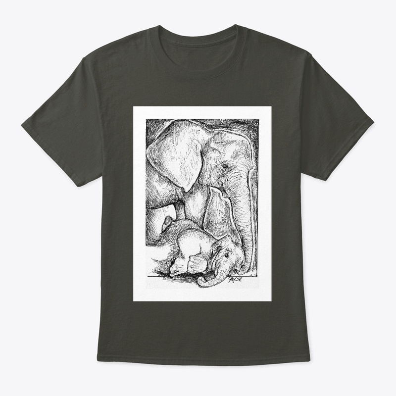 Cute Animals - Elephant & Child