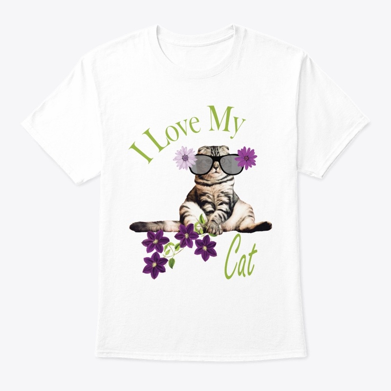 I love My Cat Floral Design