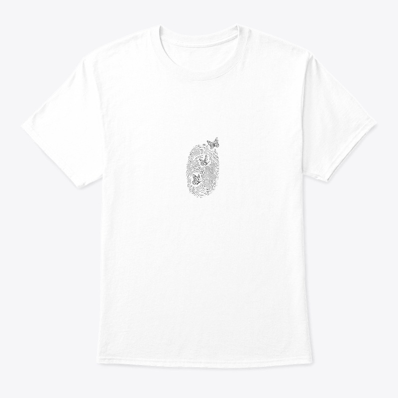 Thumbprint with butterflies 