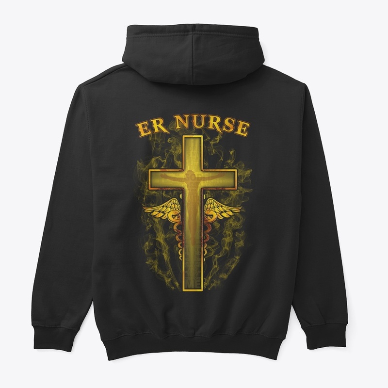 ER Nurse Cross Hoodie