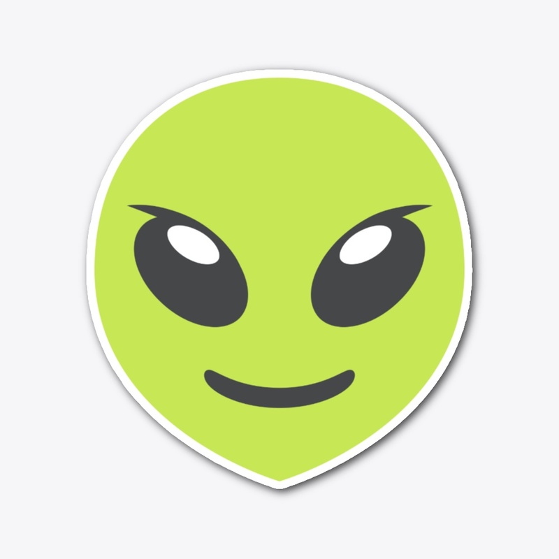 Alien Face Stickers