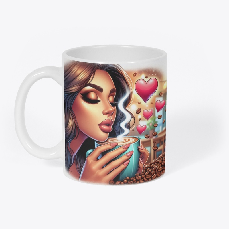 Coffee: My hot friend-Ceramic Mug B